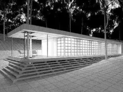 Photorealistic House Scene 3D model