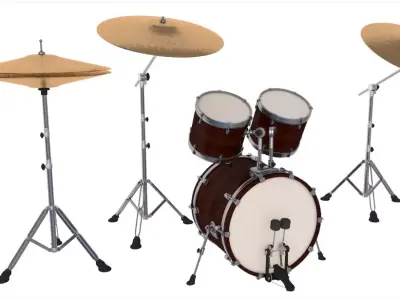 Drum kit 2 3D model