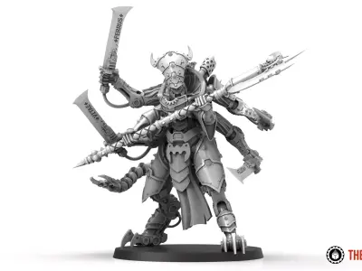 Iron Hive - Magna Nemeriss the Ascended Swarmlady 3D print model