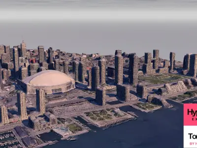 Downtown Toronto City 3D model