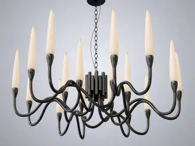 Luxurious Italian Chandelier 3D model