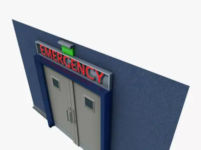 Emergency Door 3D model