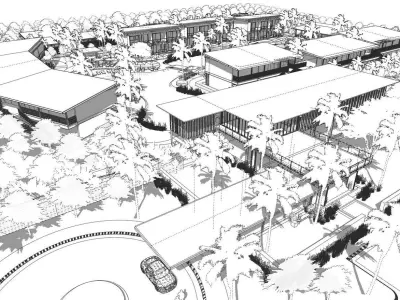 RESORT MASTER PLAN  3D model