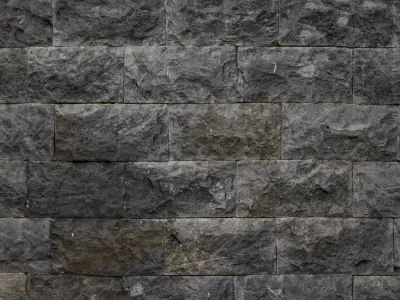 PBR Stone Black Travertine Texture - 4K Scanned -  10  Texture