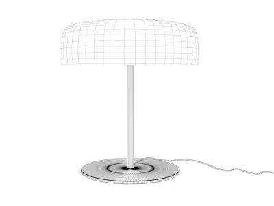 glass table lamp 3D model