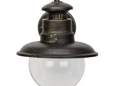 Adkins Light Outdoor Wall Lantern 3D model