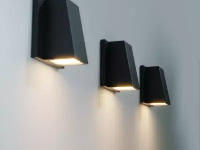 Outdoor Sconce Wall Lights 3D model