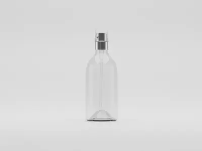 Cosmetics 3D model products Glasse and Iron 3D model