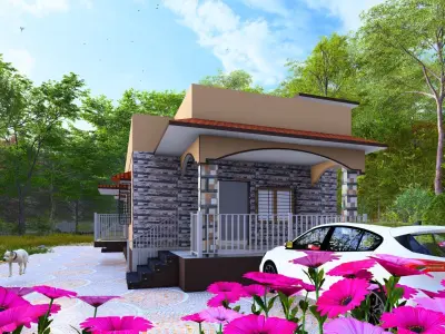 Residential Exterior 3d model 3D model