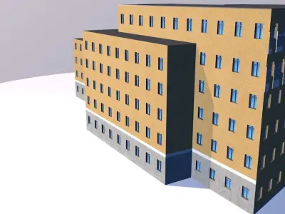 Shop center 3D model