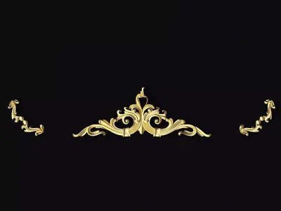 dekor ornament 3D model 104