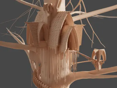 House of Lothlorien - Lord of the Rings 3D model