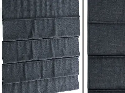 Roman blinds 12 3D model