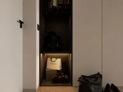 apartment interior - berry blend 3D model