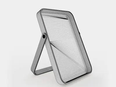 Ash table mirror 3D model