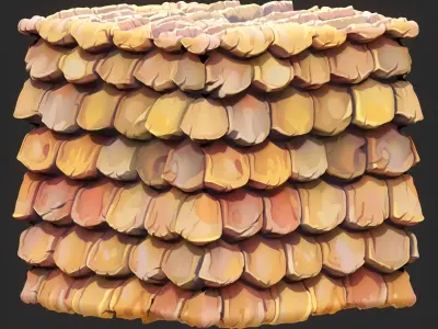 Stylized Roof Seamless Texture  Texture