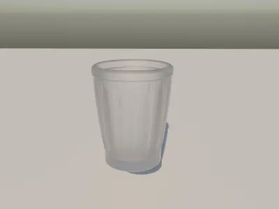 Bathroom kit Low-poly 3D model