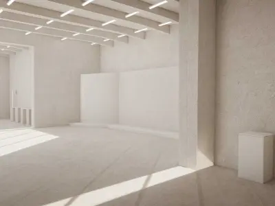 VR Showroom Gallery for product placement vol 1 3D model