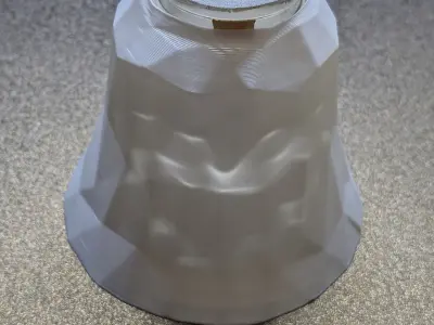 Crystal Ceiling Fan Light Covers Bell shade Light Diffuser 3D print model