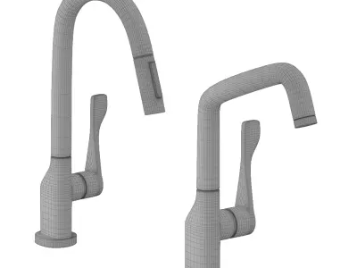 Axor Citterio Kitchen Mixer set 02 3D model