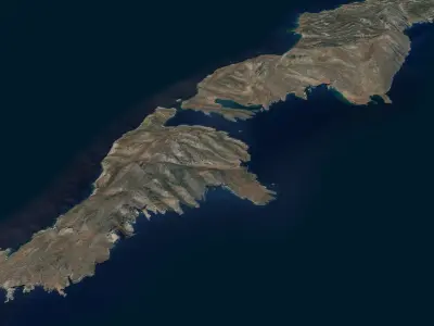 Karphatos Island 3D model