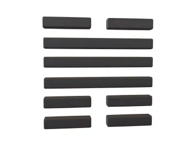 I Ching Hexagrams 31 xian v1 001 Low-poly 3D model