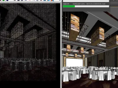 banqueting room 3D model