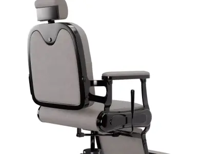 Barber Hydraulic Chair  Realistic PBR 3D Model 3D model