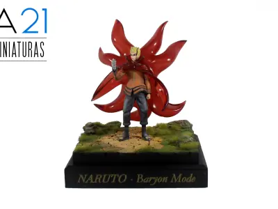 Naruto Baryon Mode 3D print model