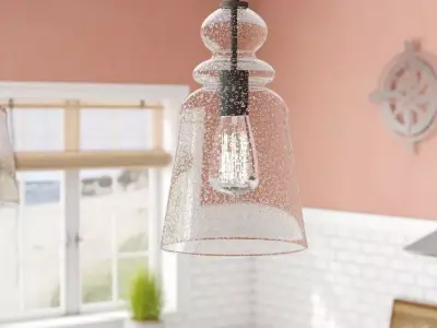 Lozano 1 - Light Single Bell Pendant Free 3D model