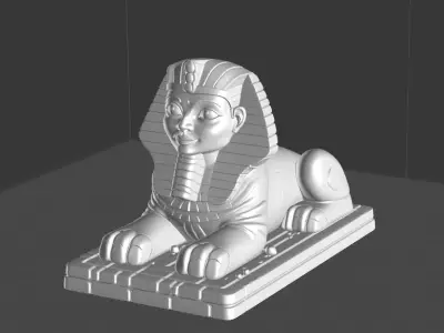 Great Sphinx of Giza Figurine for 3D Printing 3D print model