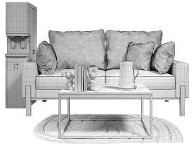 Office Restplace 3D model