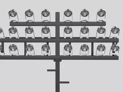 Stadium Lighting  3D model