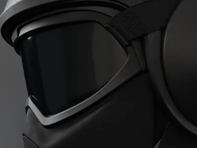 Helmet - Shark motorcycle gear 3d model for production Low-poly 3D model