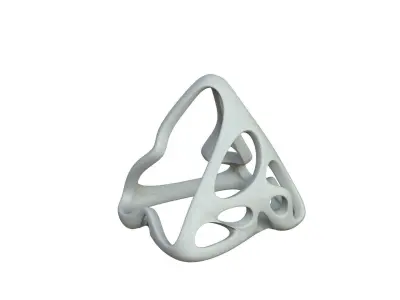 SciFi Cube Object No 64769 Low Poly Shape Low-poly 3D model