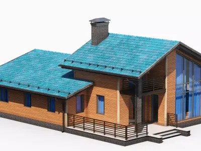 Residential House 64 3D model