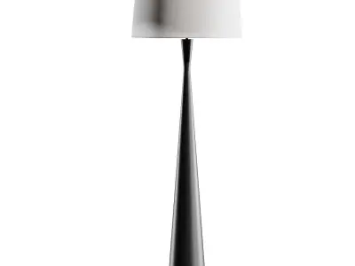 Currey and Company Montenegro Floor Lamp 3D model