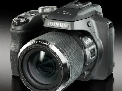 Fujifilm FinePix SL1000 bridge digital camera Low-poly 3D model