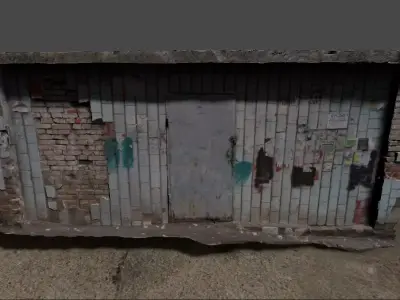 Abandoned Building 2 SCAN Low-poly 3D model