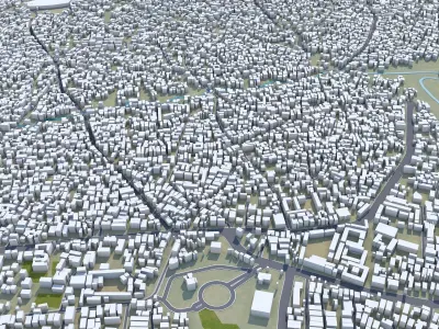 Oko Erin Ilorin Kwara Nigeria 30km Low-poly 3D model