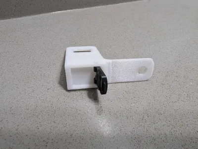 Insta360 x3 Mic Receiver Mount With USB Door Compartment 3D print model