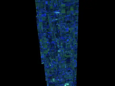 Sci fi Skyscrapers 2 3D model