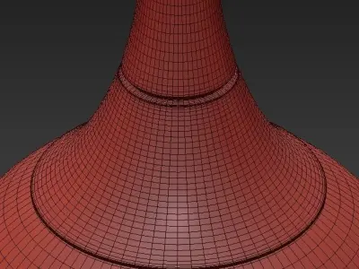 Wide Honey Gold 3D model