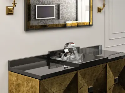 Vanity Units Jetset 3 Doors 3D model