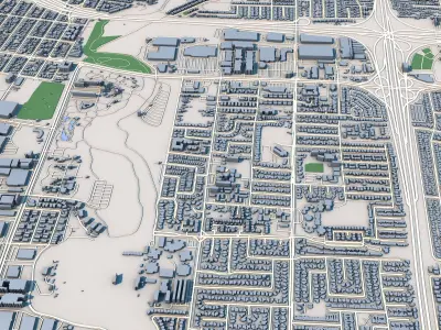 San Jose City California United States 3D model