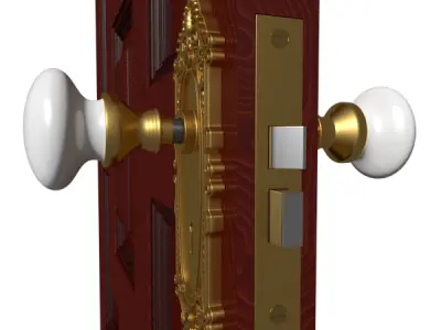 Door Knob Hardware 2 3D model
