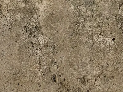  Damaged Concrete Wall PBR Texture