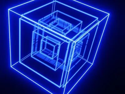 futuristic backgrounds  3D Model Pack