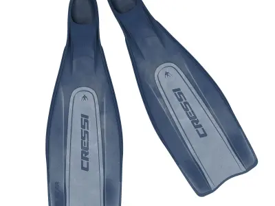 Flippers Cressi Pro Star 3D model