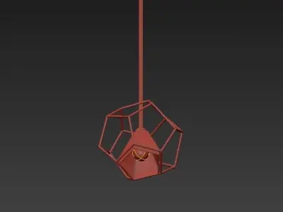INCANTO cube hanging from string 3D model